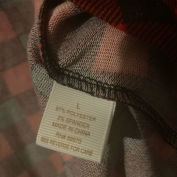 Plaid button up - Picture 3 of 4